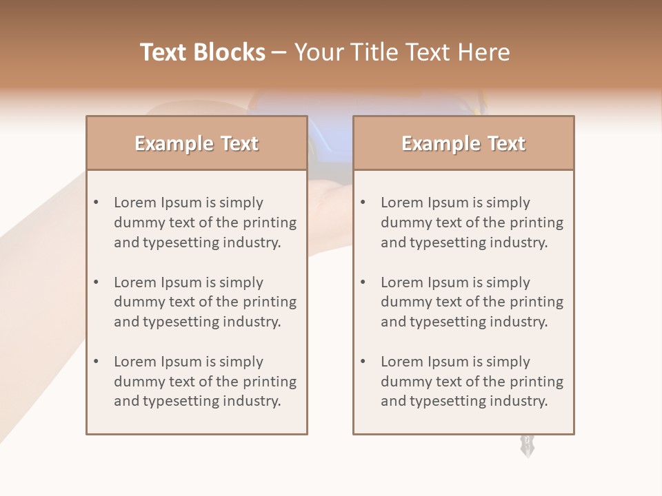 Black Give Open PowerPoint Template