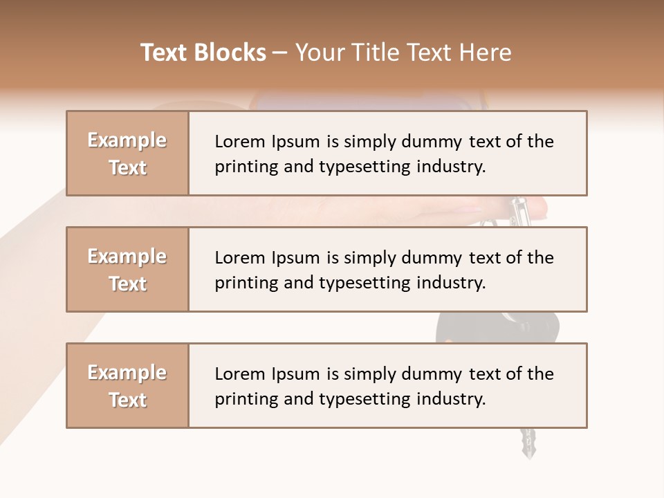 Black Give Open PowerPoint Template
