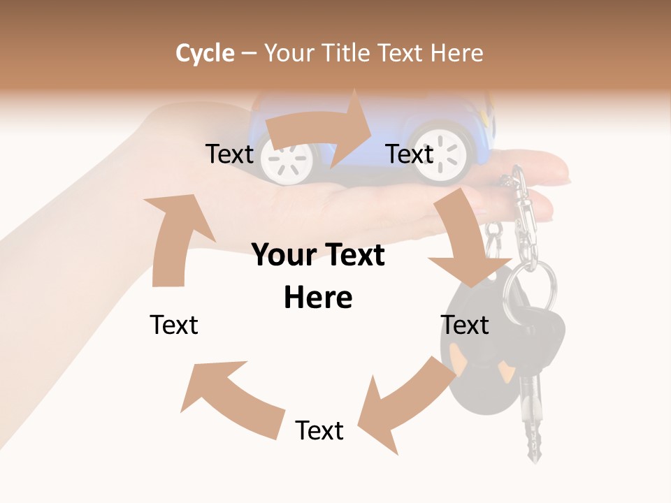 Black Give Open PowerPoint Template