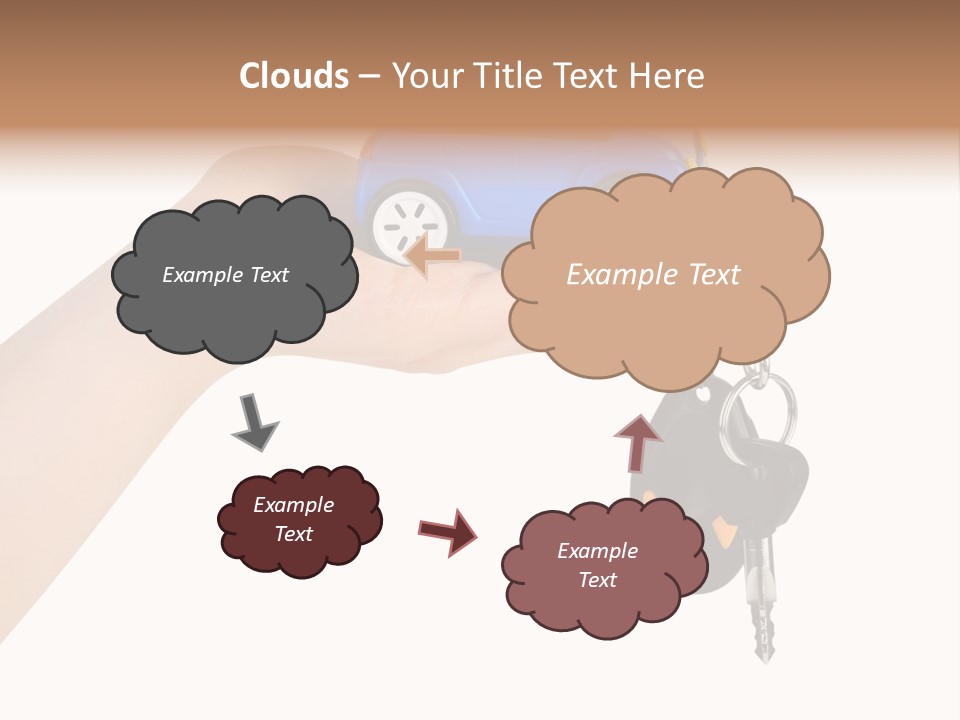 Black Give Open PowerPoint Template