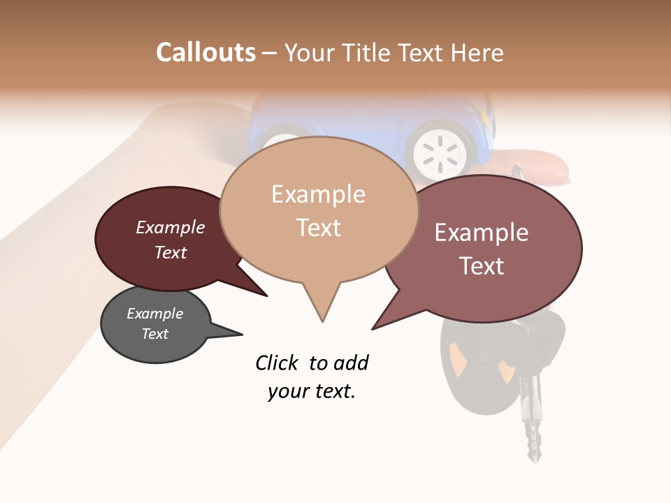 Black Give Open PowerPoint Template