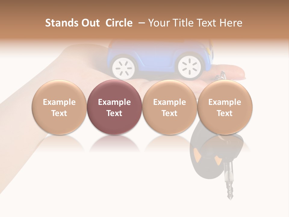 Black Give Open PowerPoint Template