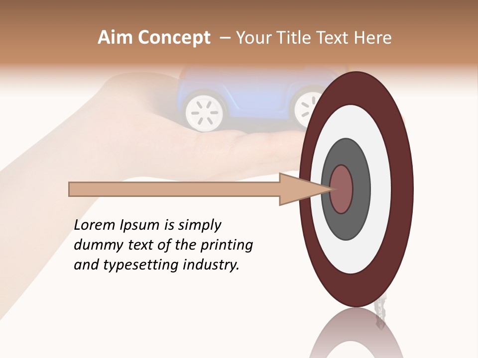 Black Give Open PowerPoint Template