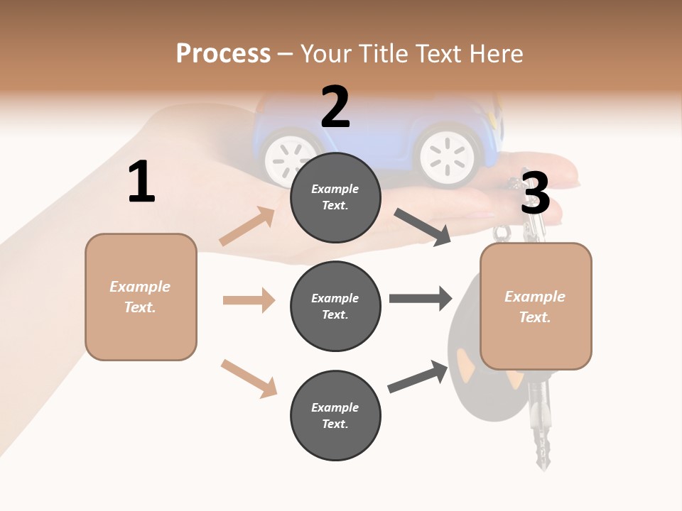 Black Give Open PowerPoint Template