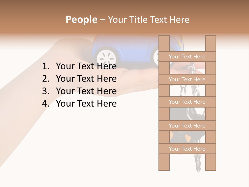 Black Give Open PowerPoint Template