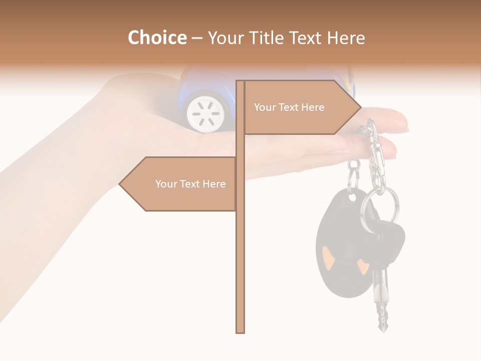 Black Give Open PowerPoint Template