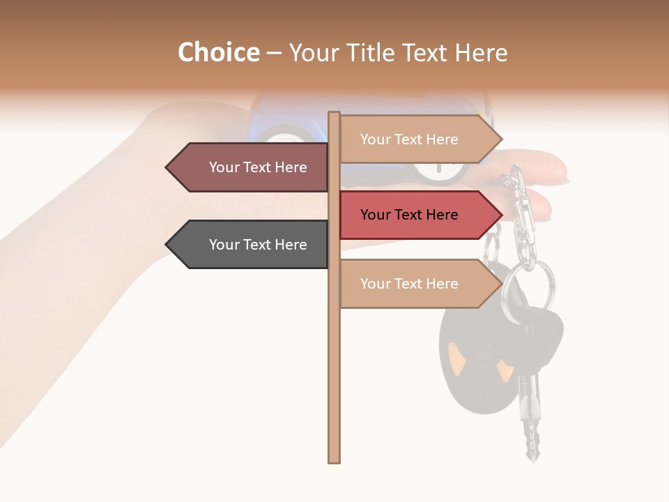 Black Give Open PowerPoint Template