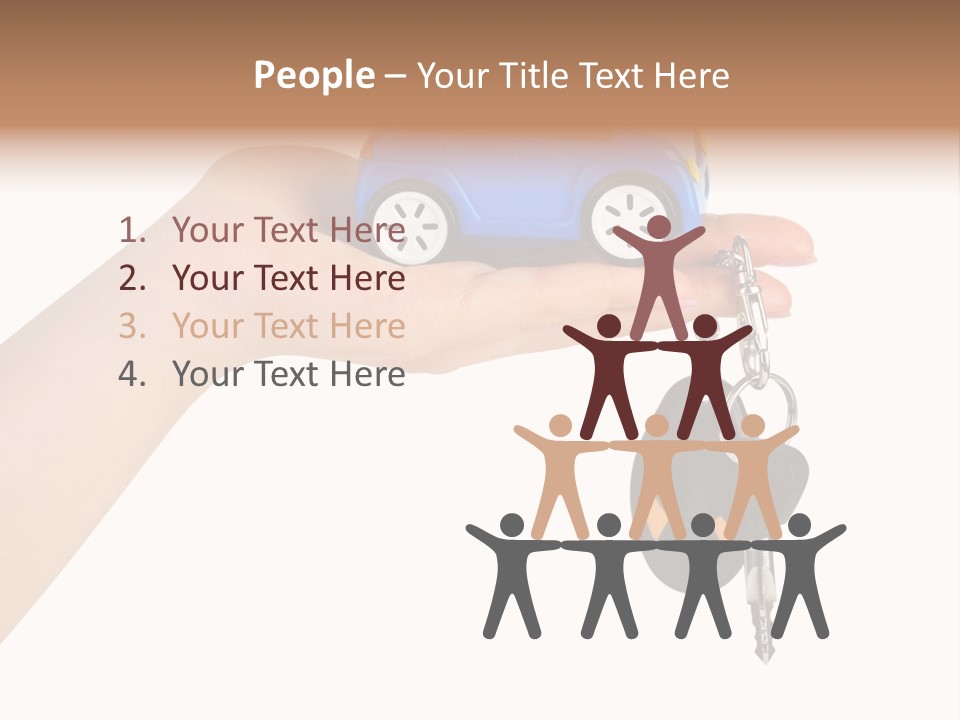 Black Give Open PowerPoint Template