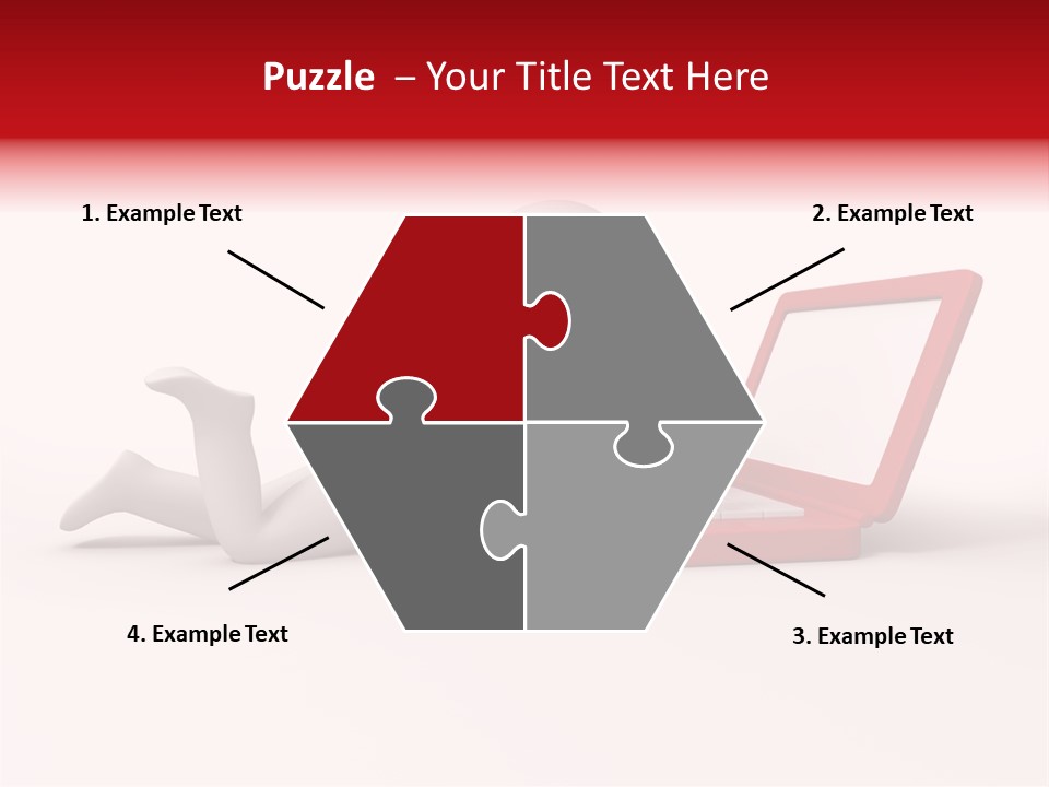 Human Happy Keyboard PowerPoint Template