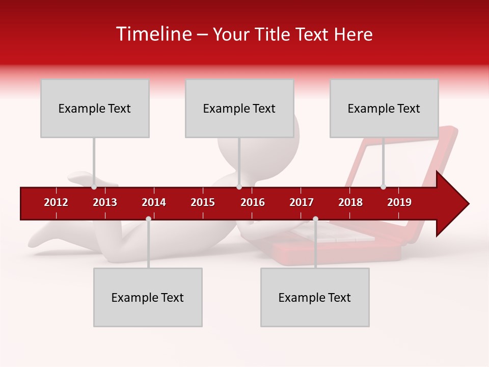 Human Happy Keyboard PowerPoint Template