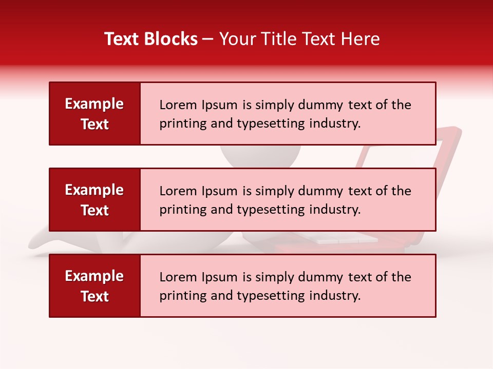 Human Happy Keyboard PowerPoint Template
