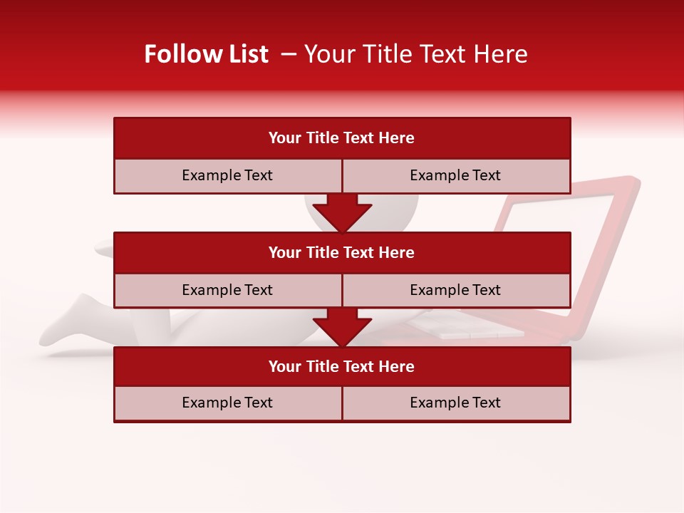 Human Happy Keyboard PowerPoint Template
