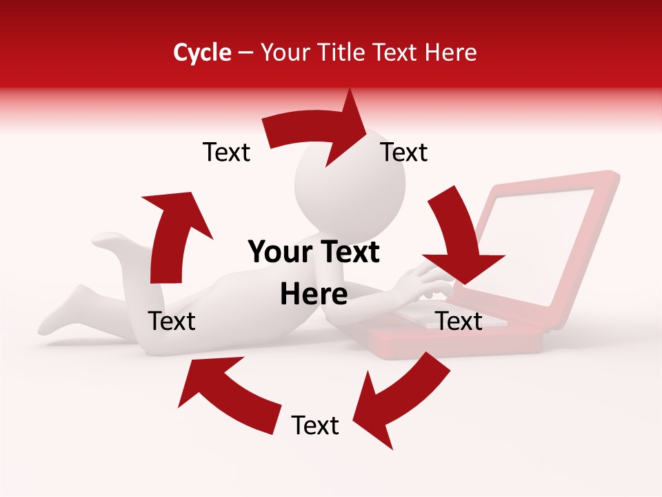 Human Happy Keyboard PowerPoint Template