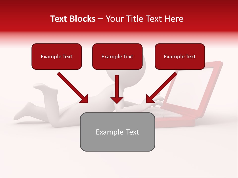 Human Happy Keyboard PowerPoint Template