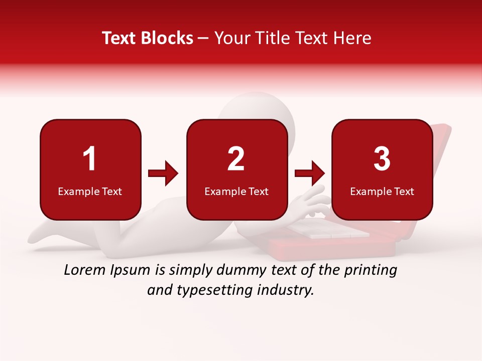 Human Happy Keyboard PowerPoint Template
