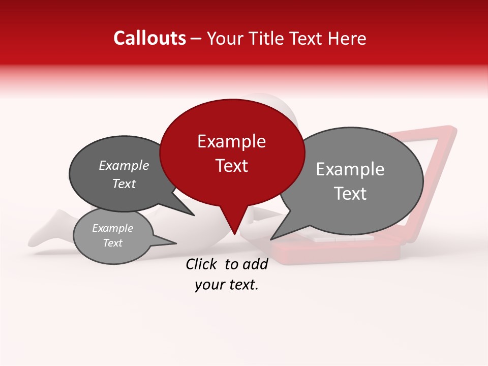 Human Happy Keyboard PowerPoint Template