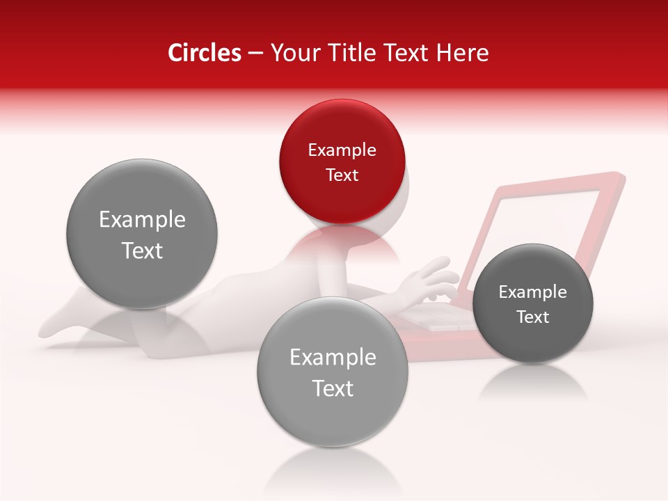 Human Happy Keyboard PowerPoint Template
