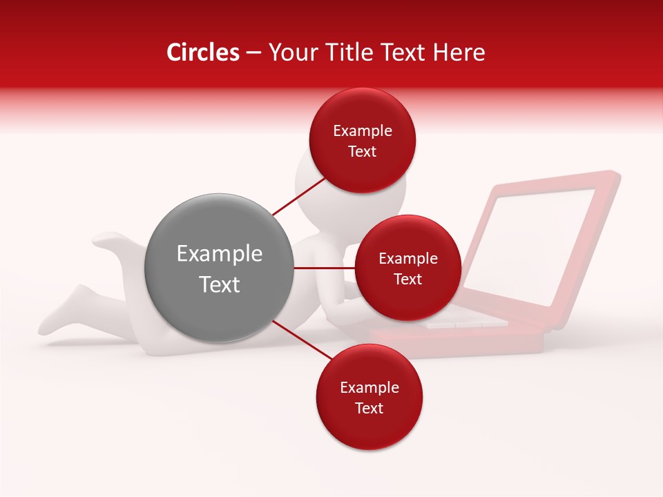 Human Happy Keyboard PowerPoint Template