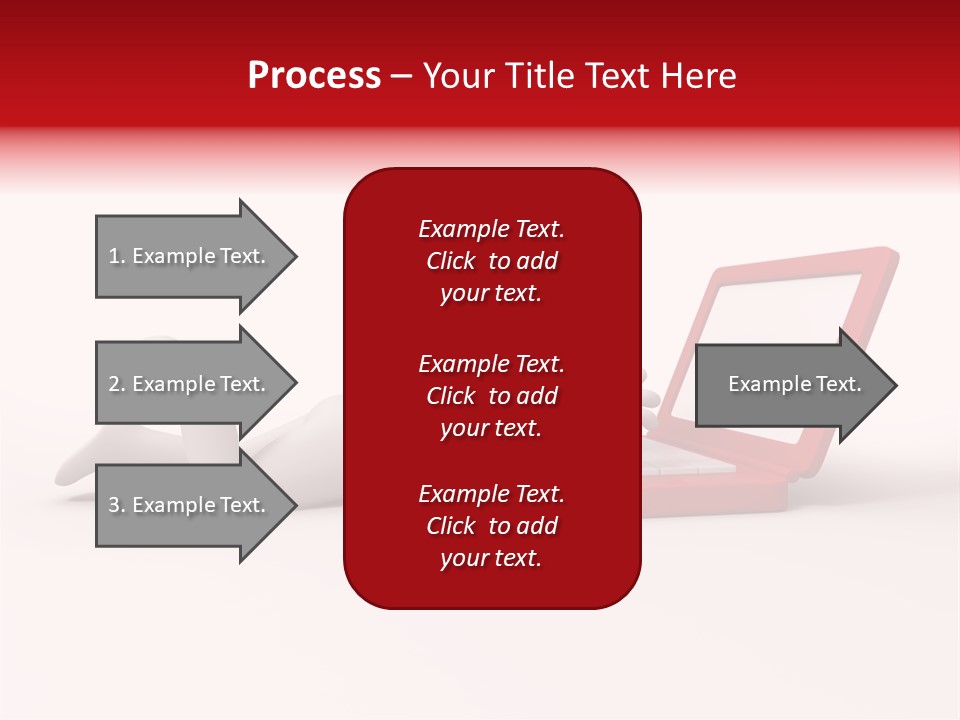 Human Happy Keyboard PowerPoint Template