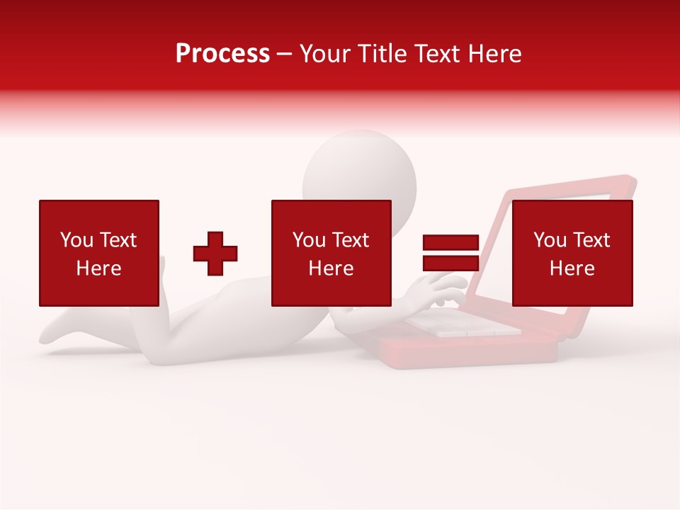 Human Happy Keyboard PowerPoint Template
