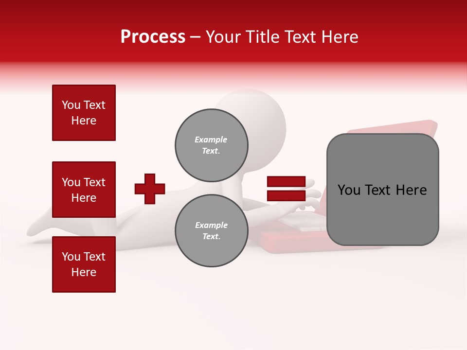 Human Happy Keyboard PowerPoint Template