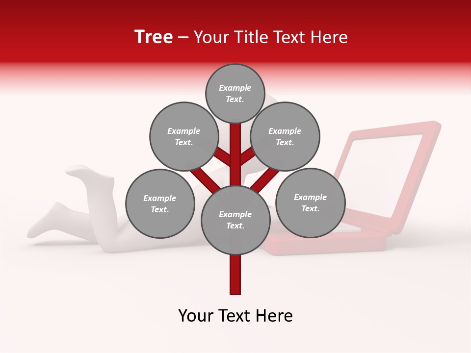 Human Happy Keyboard PowerPoint Template