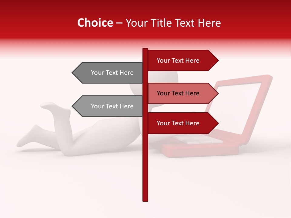 Human Happy Keyboard PowerPoint Template