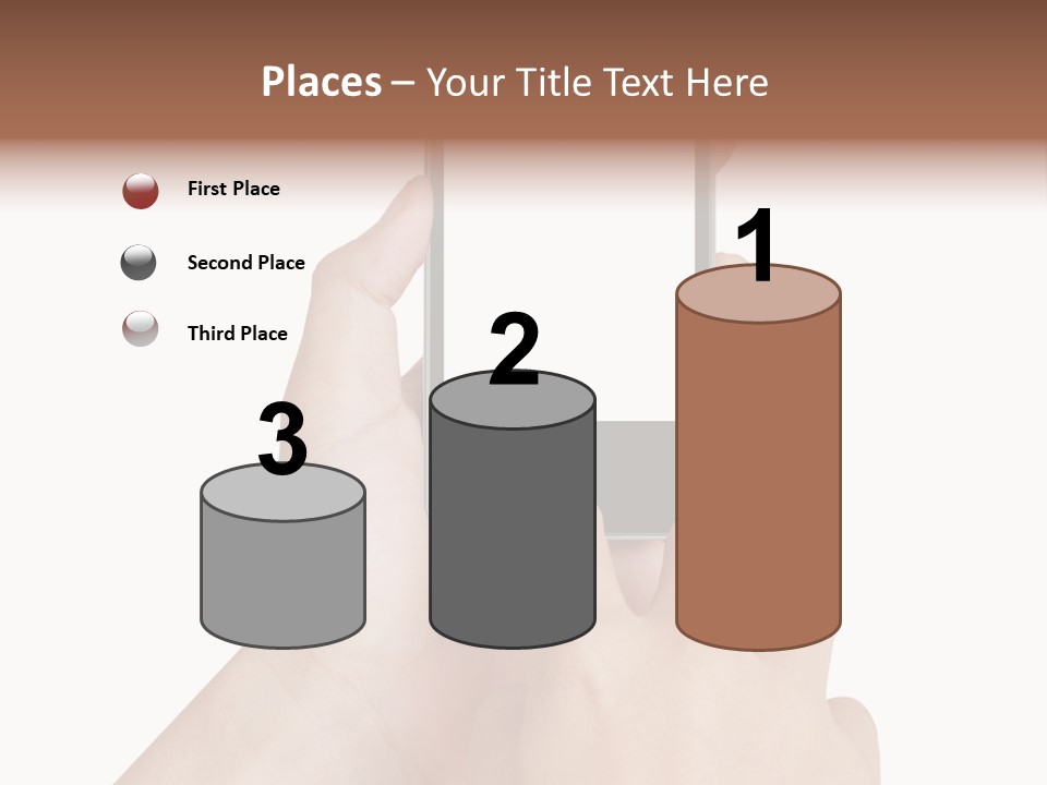 Wireless Closeup Portable PowerPoint Template