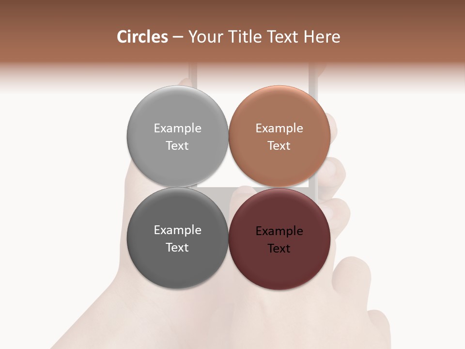 Wireless Closeup Portable PowerPoint Template