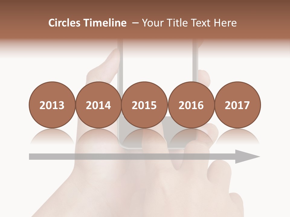 Wireless Closeup Portable PowerPoint Template