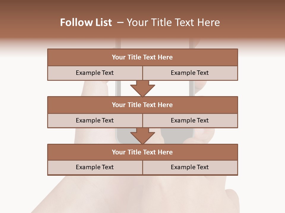 Wireless Closeup Portable PowerPoint Template