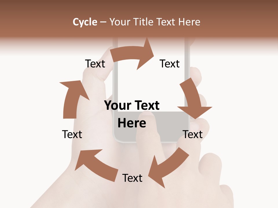 Wireless Closeup Portable PowerPoint Template