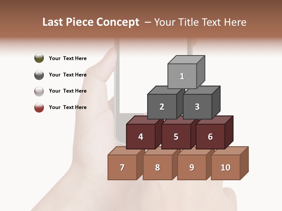 Wireless Closeup Portable PowerPoint Template
