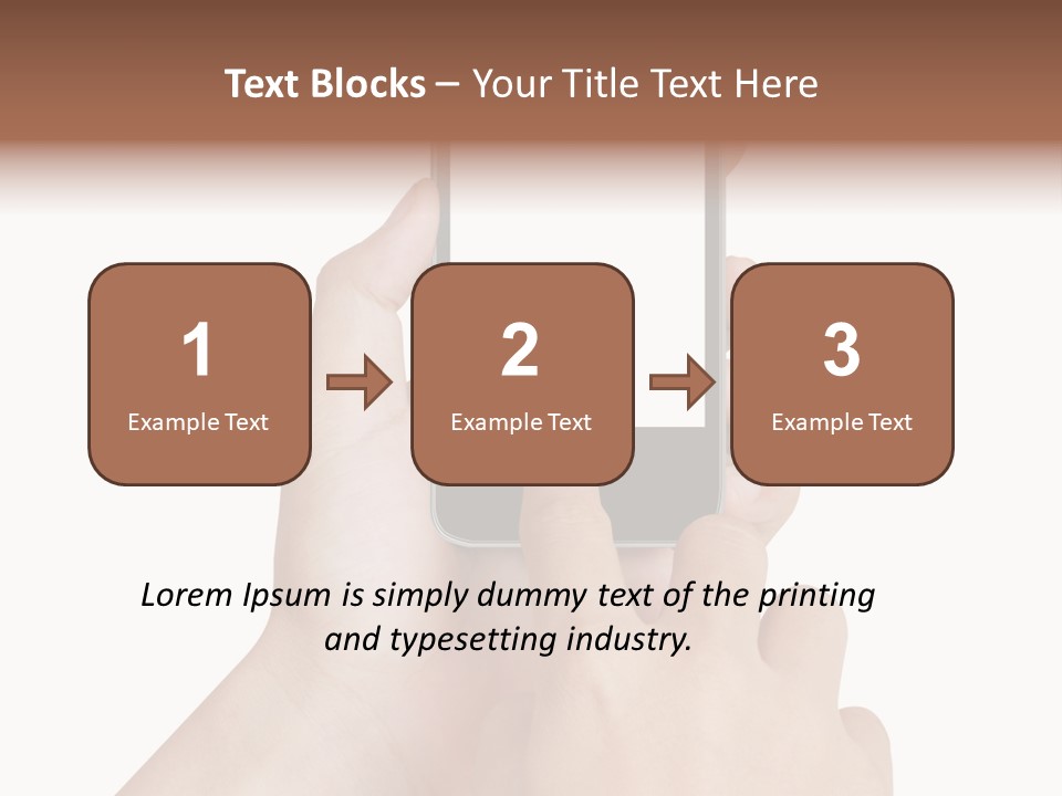 Wireless Closeup Portable PowerPoint Template