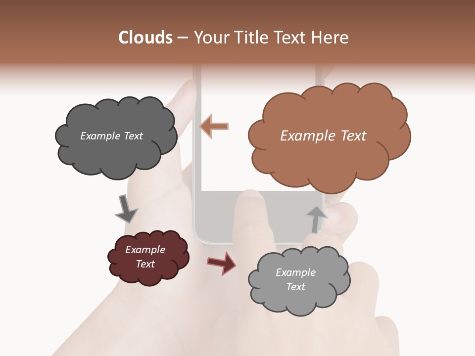 Wireless Closeup Portable PowerPoint Template