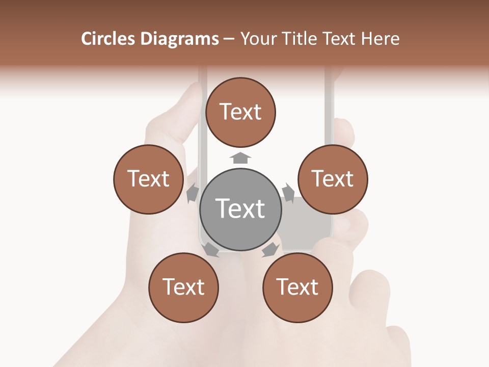 Wireless Closeup Portable PowerPoint Template