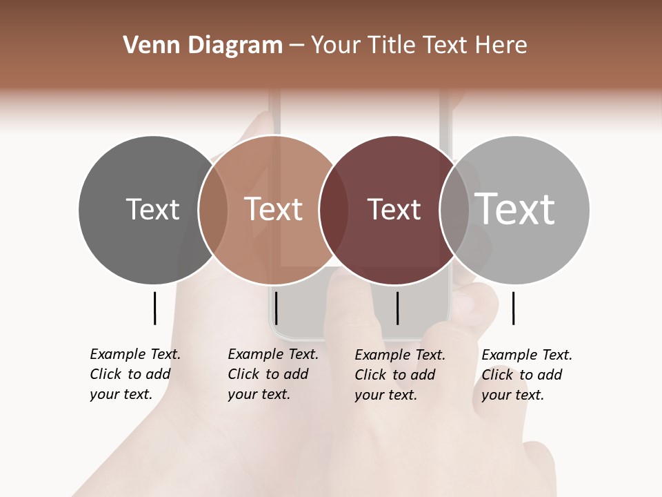 Wireless Closeup Portable PowerPoint Template