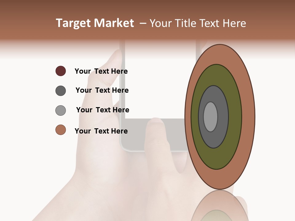 Wireless Closeup Portable PowerPoint Template