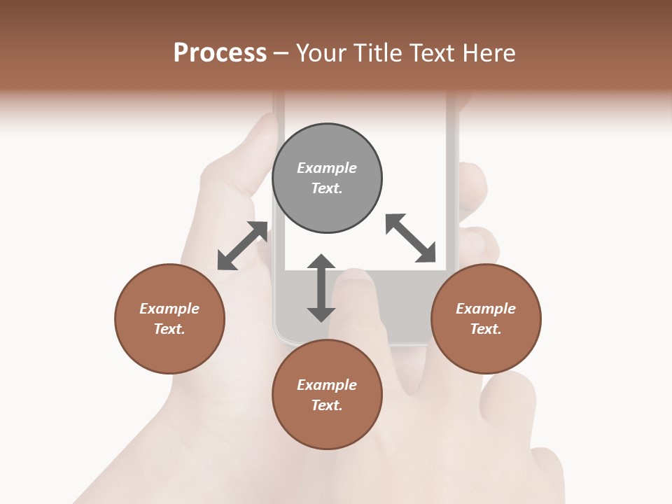 Wireless Closeup Portable PowerPoint Template