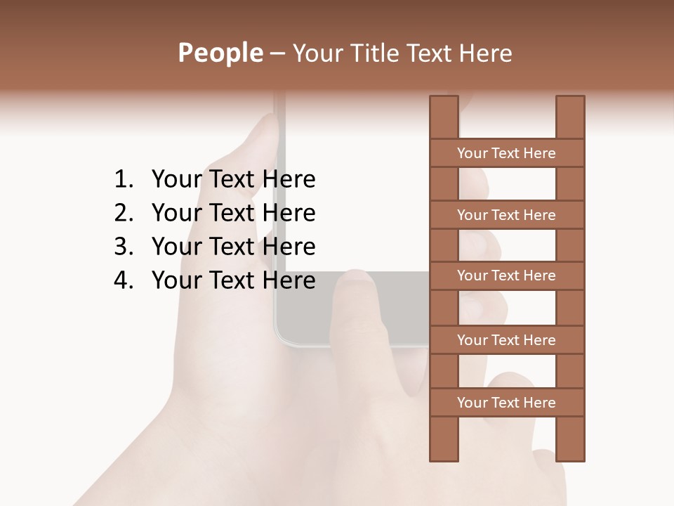 Wireless Closeup Portable PowerPoint Template