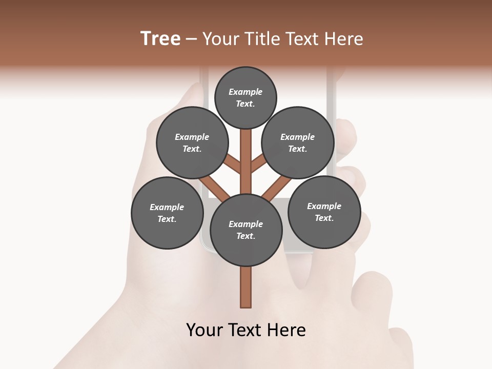Wireless Closeup Portable PowerPoint Template