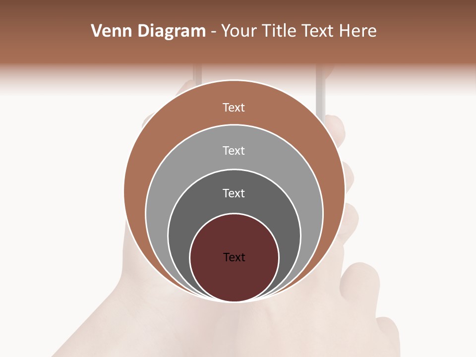 Wireless Closeup Portable PowerPoint Template