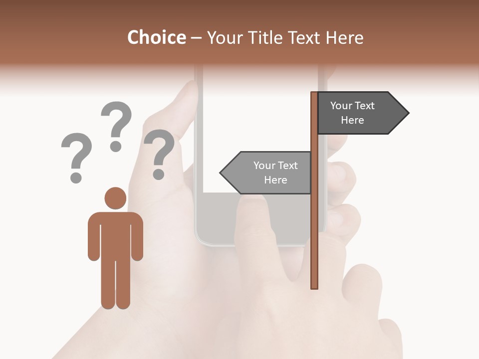Wireless Closeup Portable PowerPoint Template
