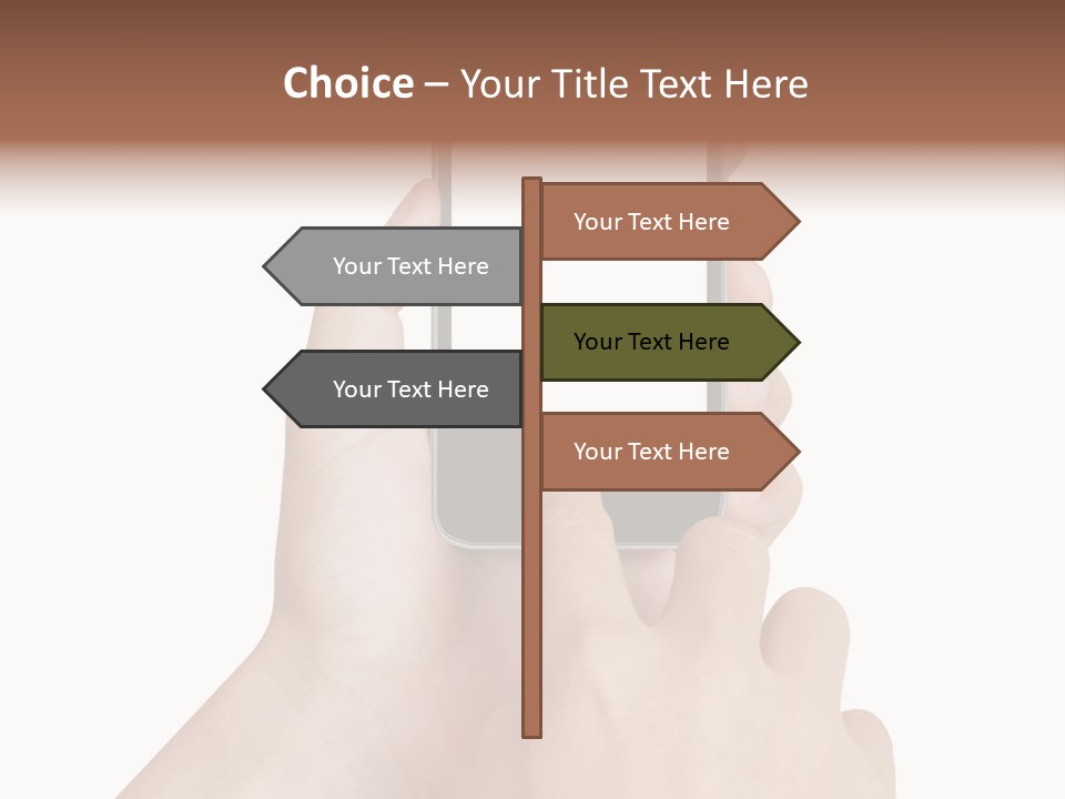 Wireless Closeup Portable PowerPoint Template