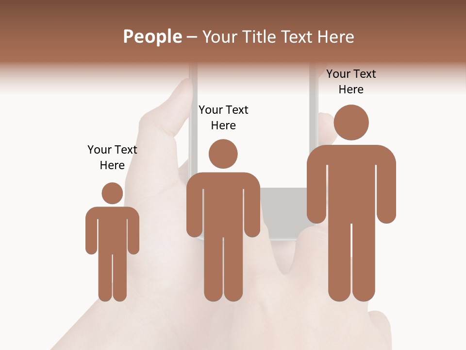 Wireless Closeup Portable PowerPoint Template