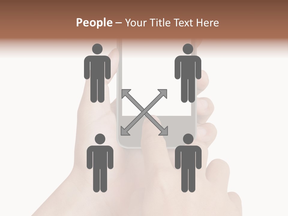 Wireless Closeup Portable PowerPoint Template