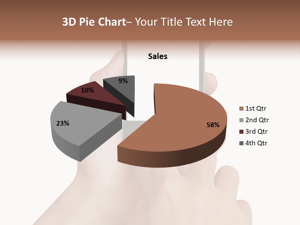 Wireless Closeup Portable PowerPoint Template