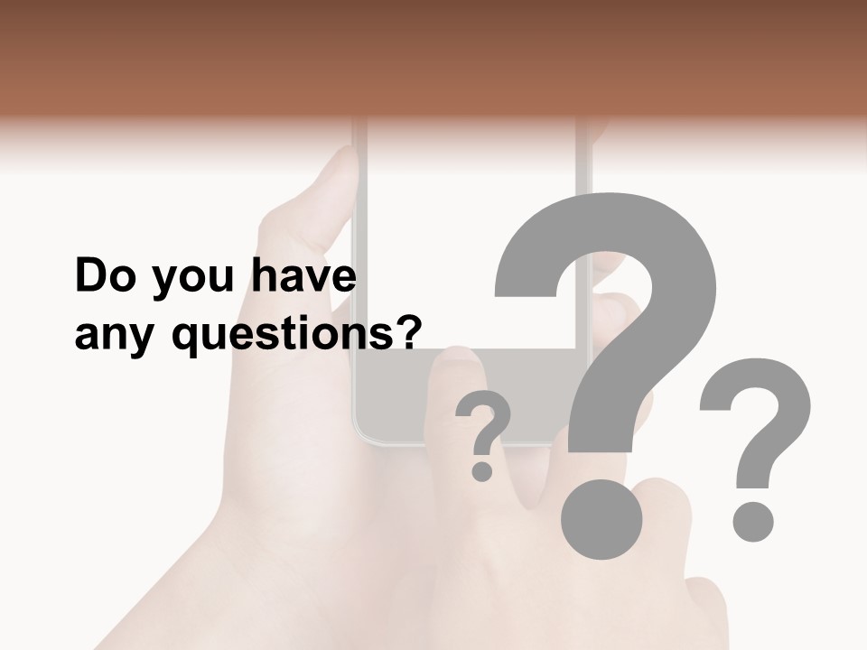 Wireless Closeup Portable PowerPoint Template