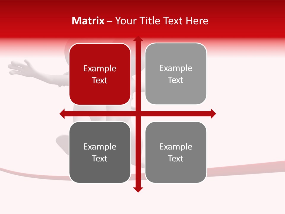 Abstract Competition Tension PowerPoint Template