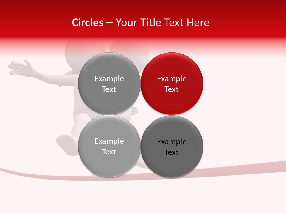 Abstract Competition Tension PowerPoint Template